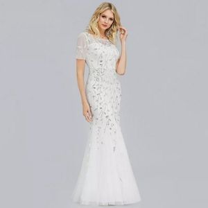 Ever-pretty tulle evening wedding party dress